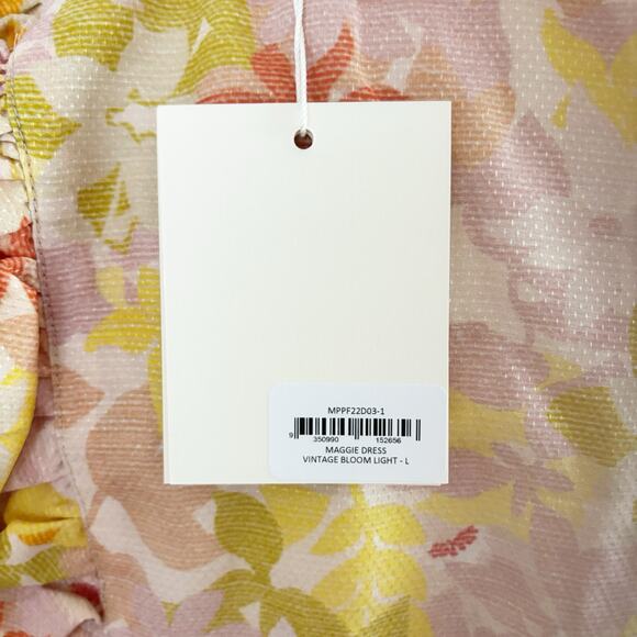 Magali Pascal Maddie Mini Dress Large Yellow NWT - Picture 9 of 10